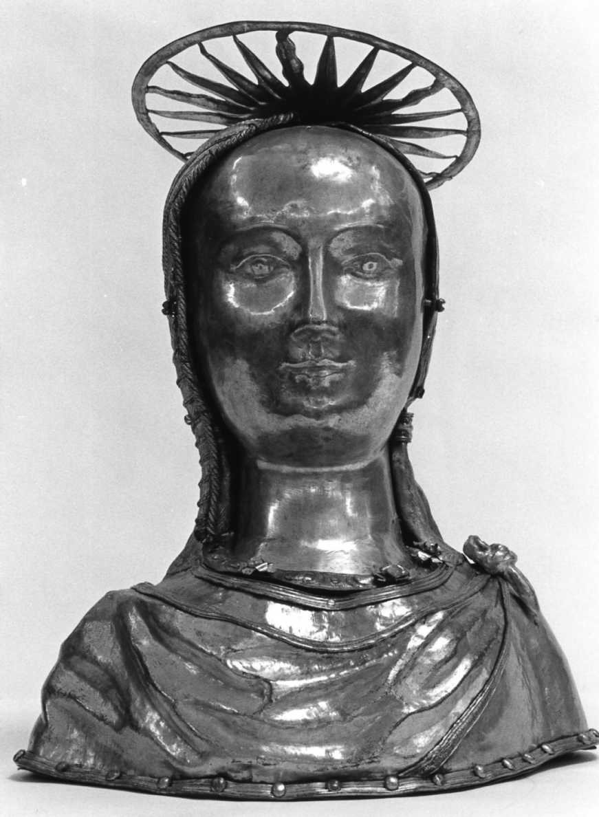 reliquiario - a busto - manifattura Italia centrale (seconda metà sec. XV)