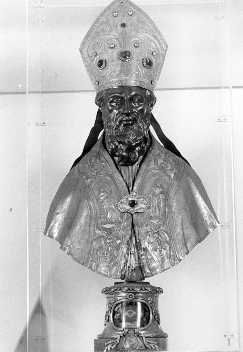 reliquiario - a busto - manifattura romana (?) (seconda metà sec. XVIII)