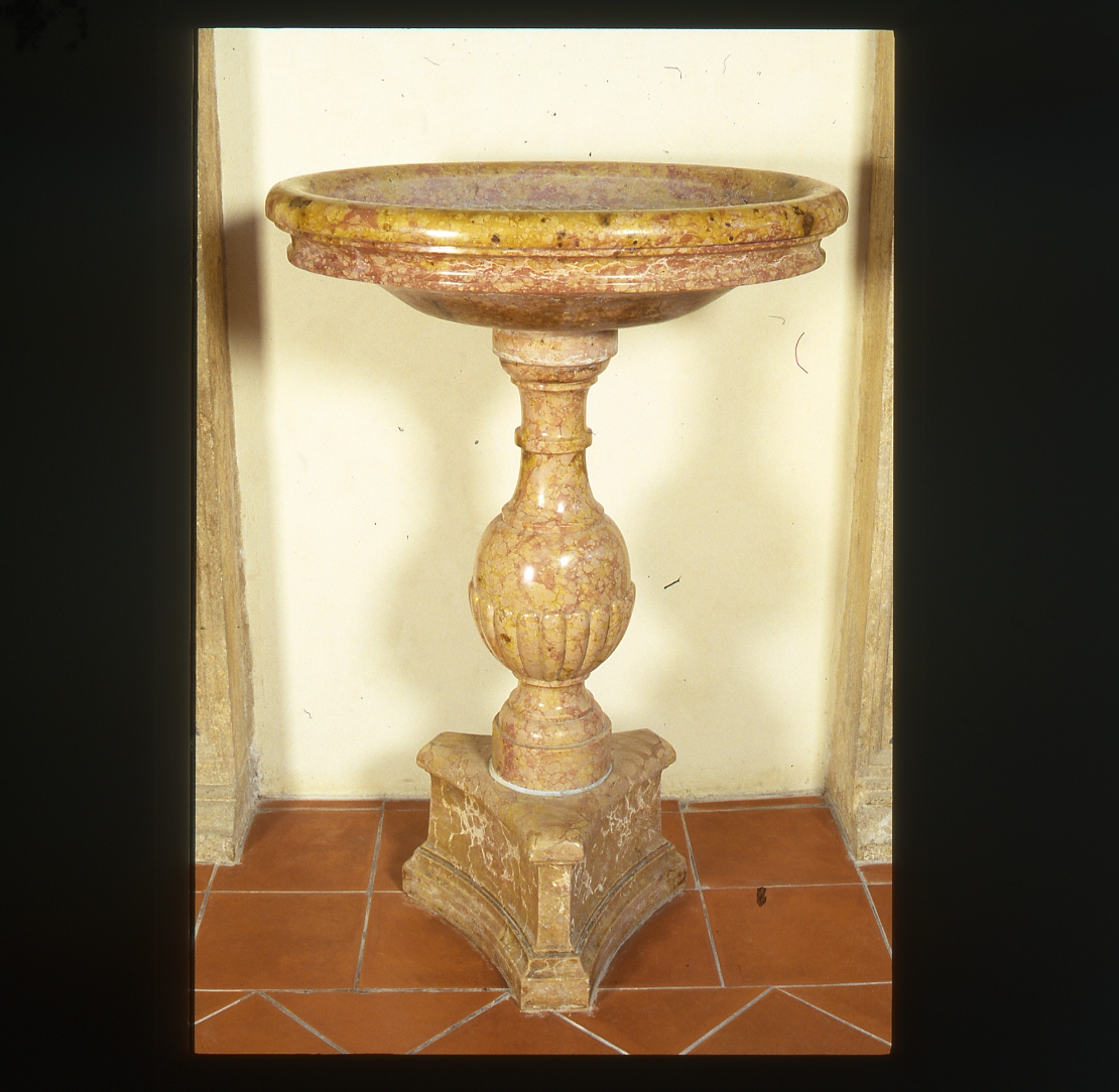 fonte battesimale - bottega emiliano-romagnola (sec. XVII)