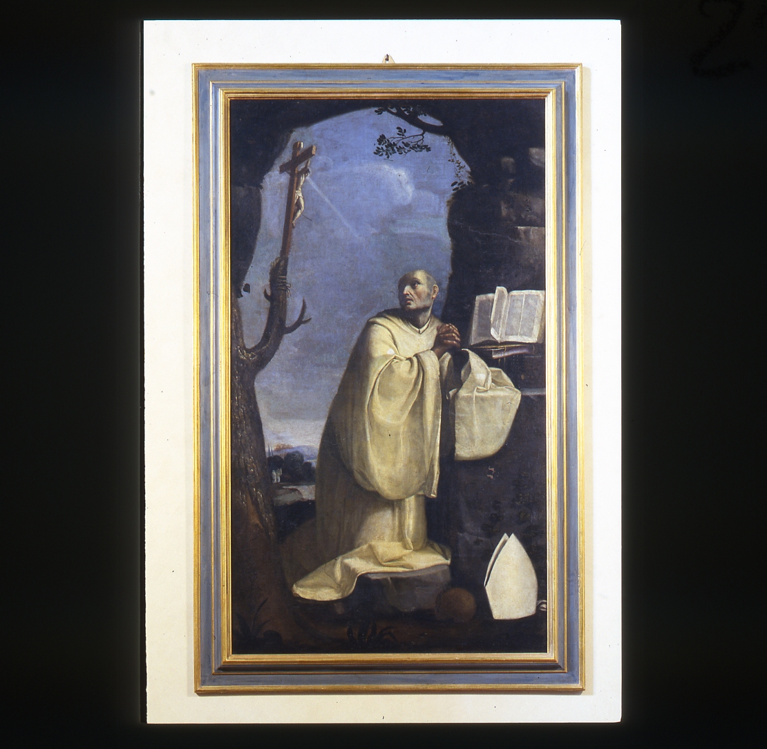 Beato Bernardo Tolomei (dipinto) di Pronti Cesare detto Baciocchi (sec. XVII)