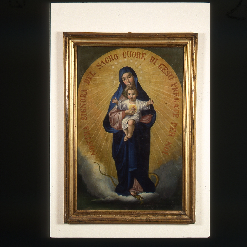 Madonna con Bambino (dipinto) - ambito emiliano-romagnolo (fine/inizio secc. XIX/ XX)