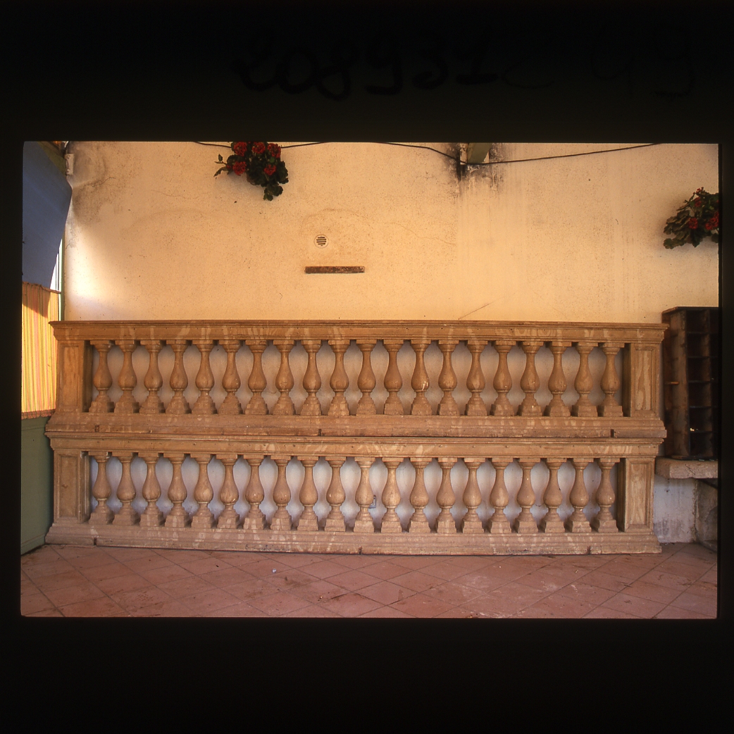 balaustrata - bottega emiliano-romagnola (prima metà sec. XIX)