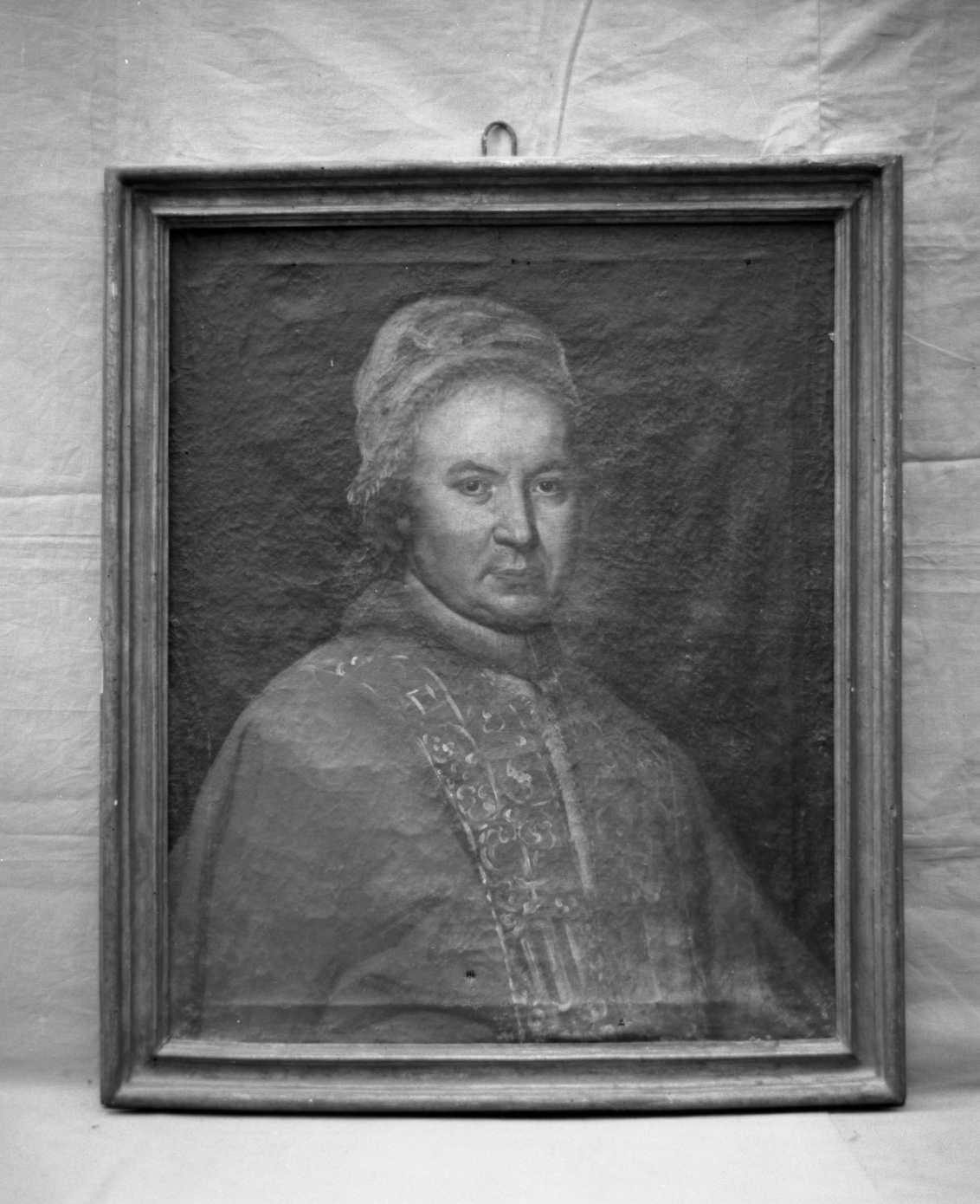 Papa Benedetto XIV, ritratto di ecclesiastico (dipinto) - ambito romagnolo (sec. XVIII)