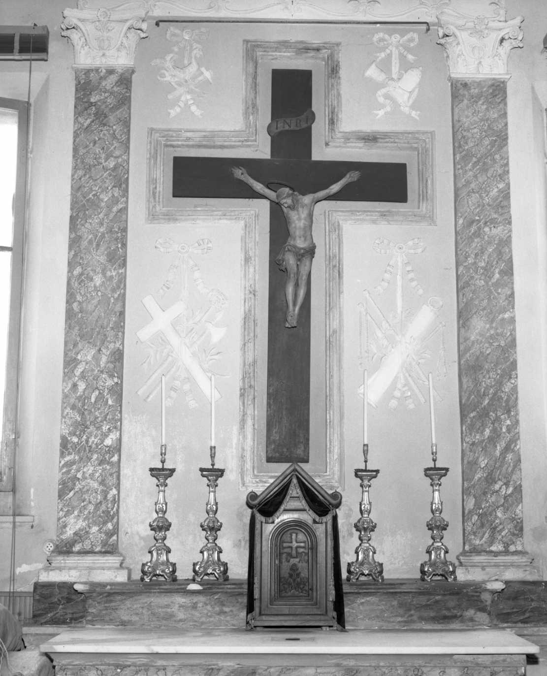 Cristo crocifisso (scultura) - bottega romagnola (sec. XVIII)