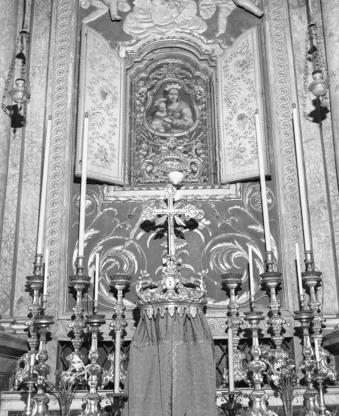 La Madonna del Popolo, Madonna con Bambino (dipinto) - ambito emiliano, ambito romagnolo (fine/inizio secc. XVII/ XVIII)