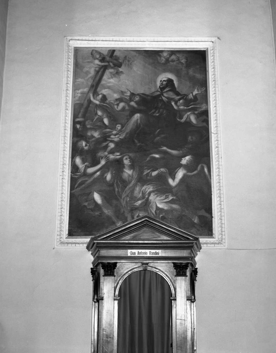 San Pietro d'Alcantara, Santo (dipinto) di Missiroli Tommaso detto Villano (fine sec. XVII)