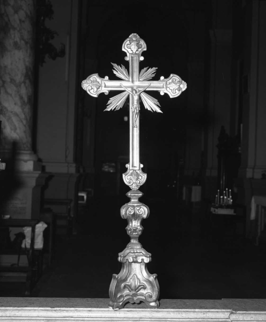 croce d'altare - bottega romagnola (sec. XVIII)