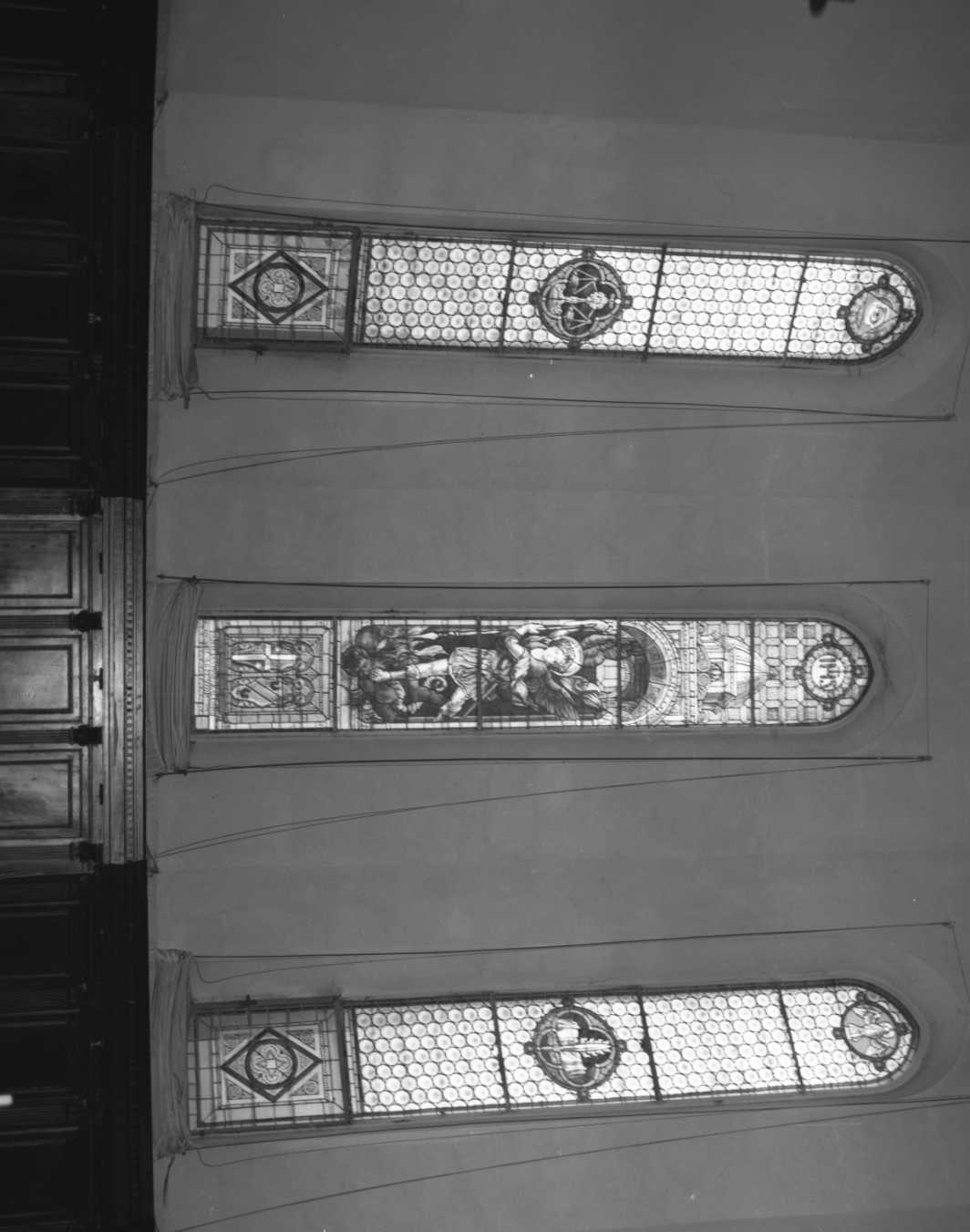 vetrata, serie - bottega milanese (sec. XX)