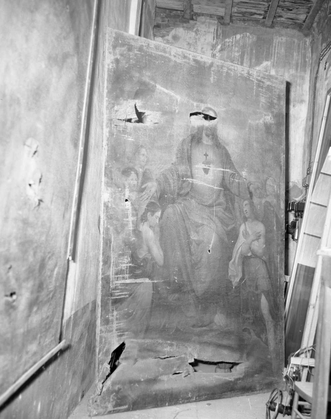 Sacro Cuore di Gesù (dipinto) di Bertazzoni Giovanni (sec. XIX)