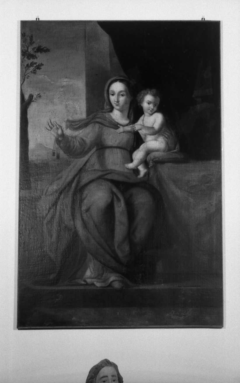 Madonna del Carmelo (dipinto) di Montanari Stefano (sec. XIX)