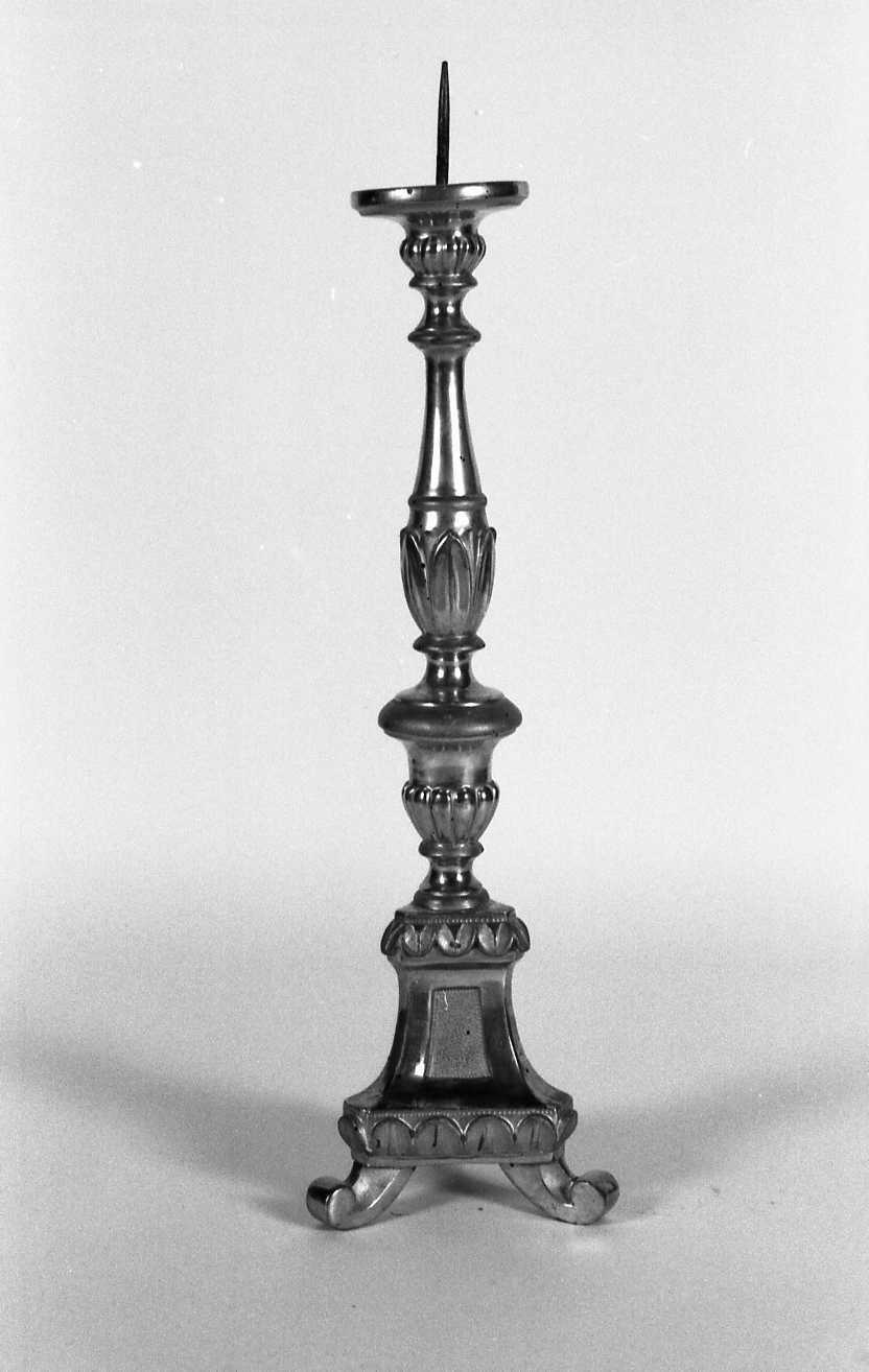 candeliere - bottega romagnola (fine/inizio secc. XVIII/ XIX)