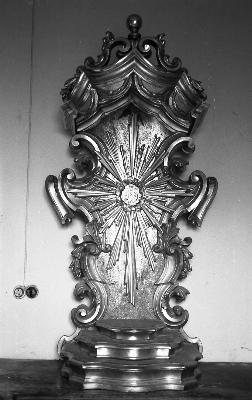 tronetto per esposizione eucaristica - bottega romagnola (sec. XVIII)