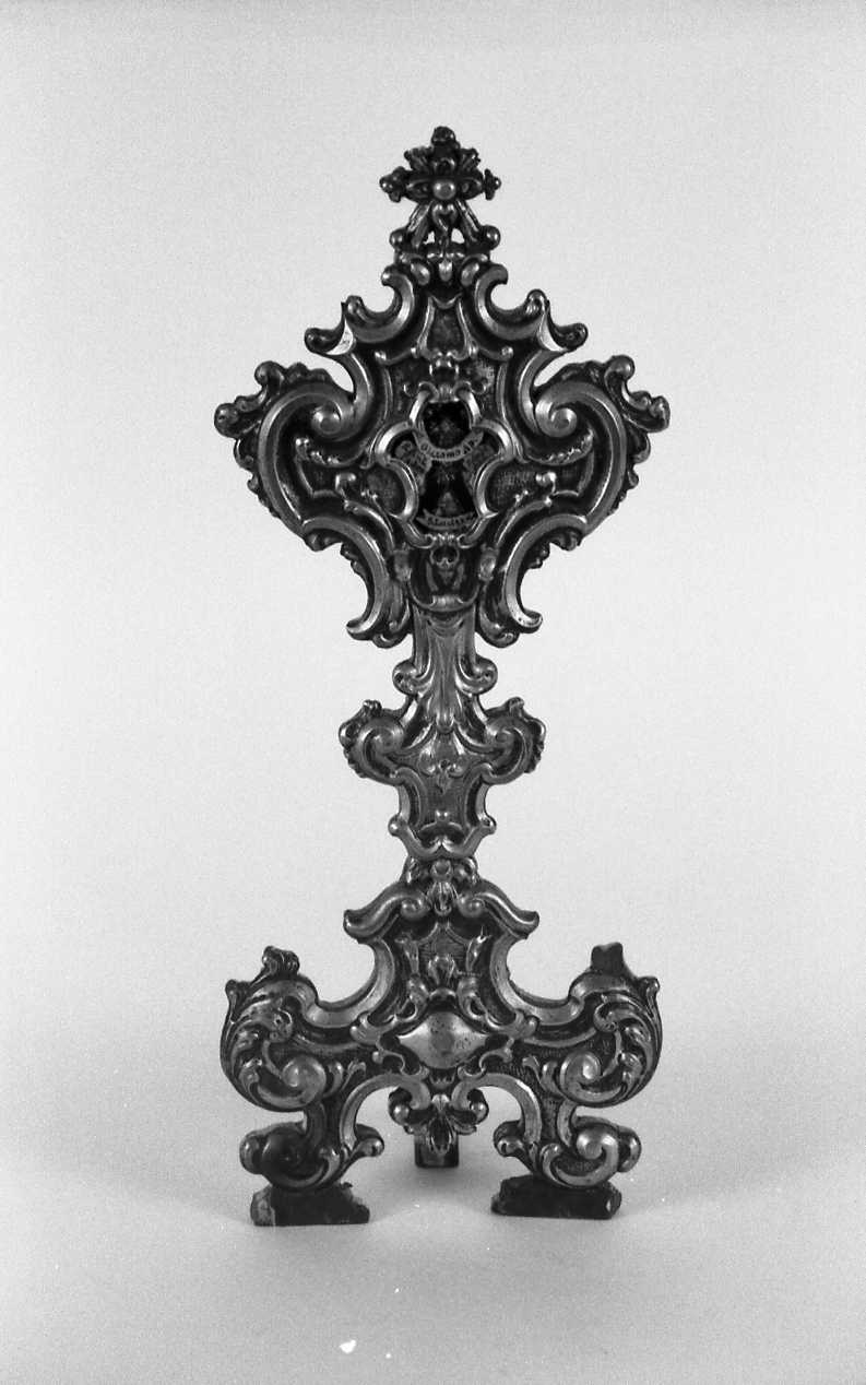reliquiario - a ostensorio - bottega emiliano-romagnola (sec. XVIII)