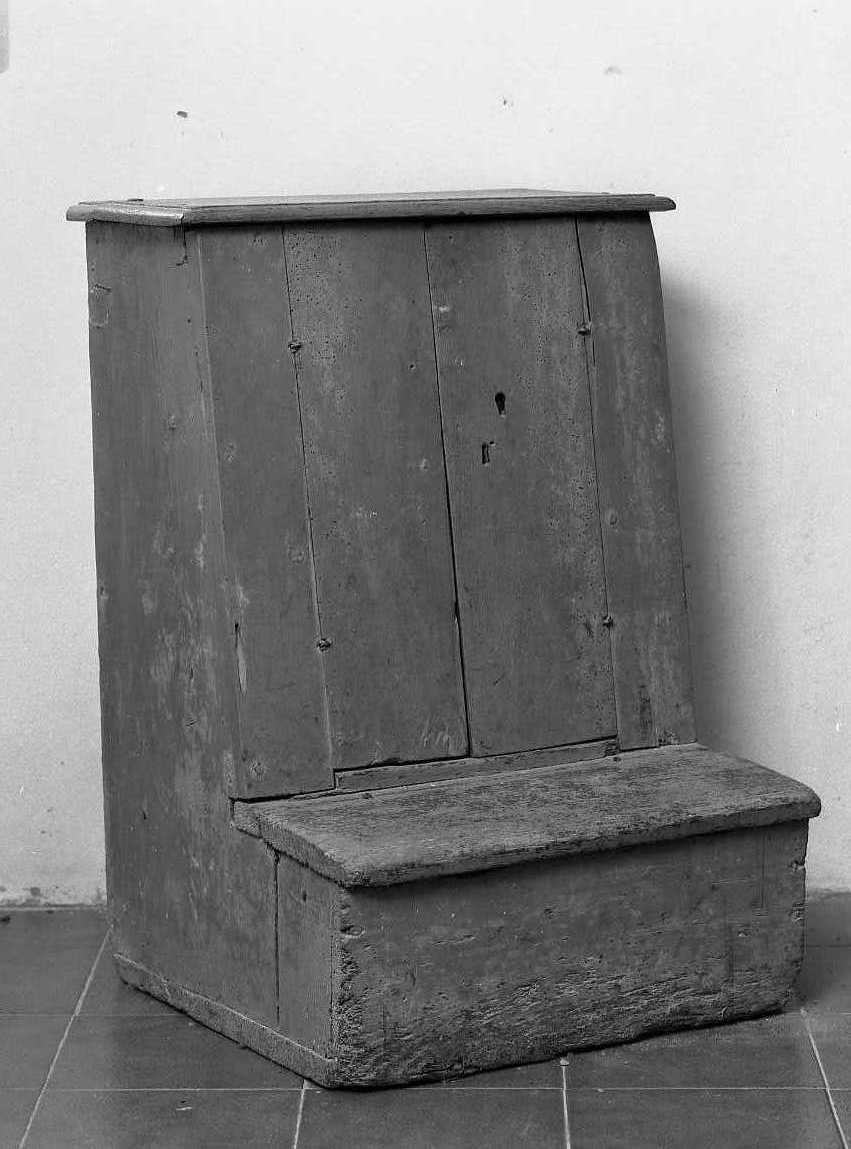 inginocchiatoio - bottega tosco-romagnola (sec. XIX)