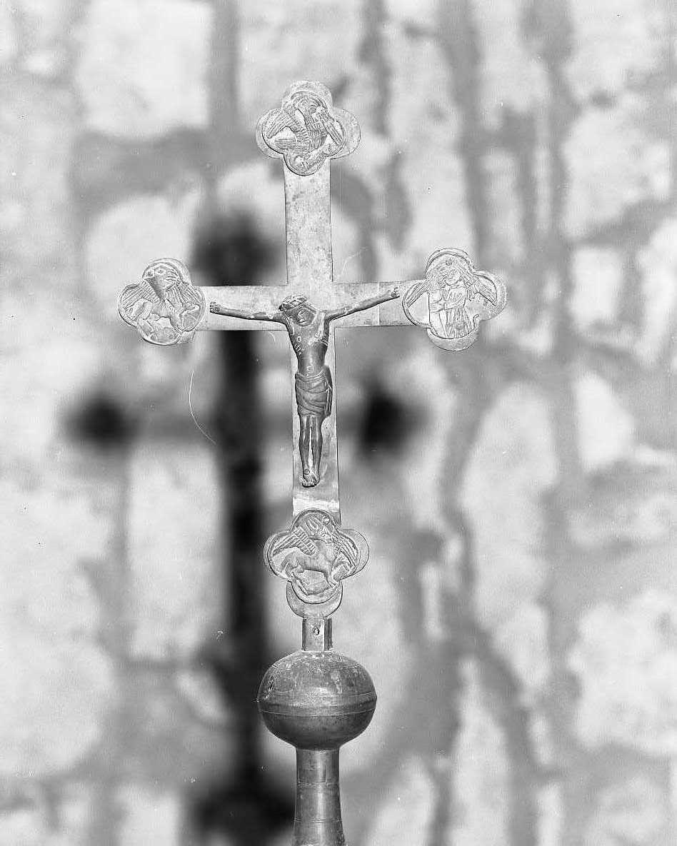 croce processionale - bottega toscana (seconda metà sec. XVIII)