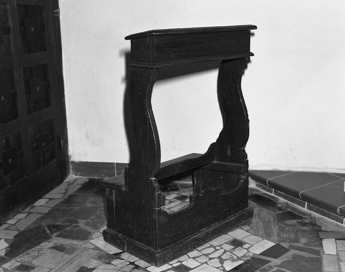 inginocchiatoio - bottega tosco-romagnola (sec. XIX)