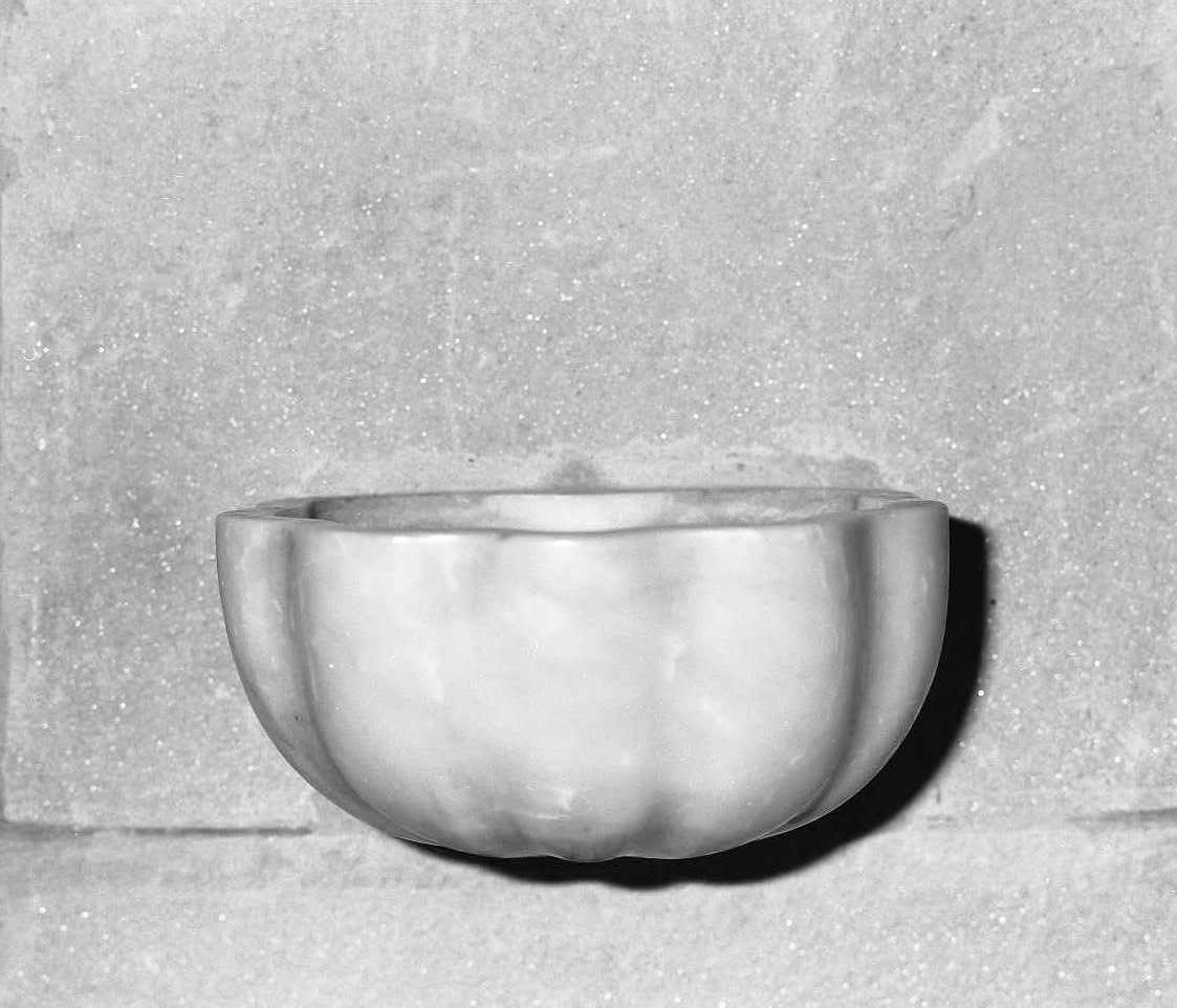 acquasantiera - bottega tosco-romagnola (primo quarto sec. XX)