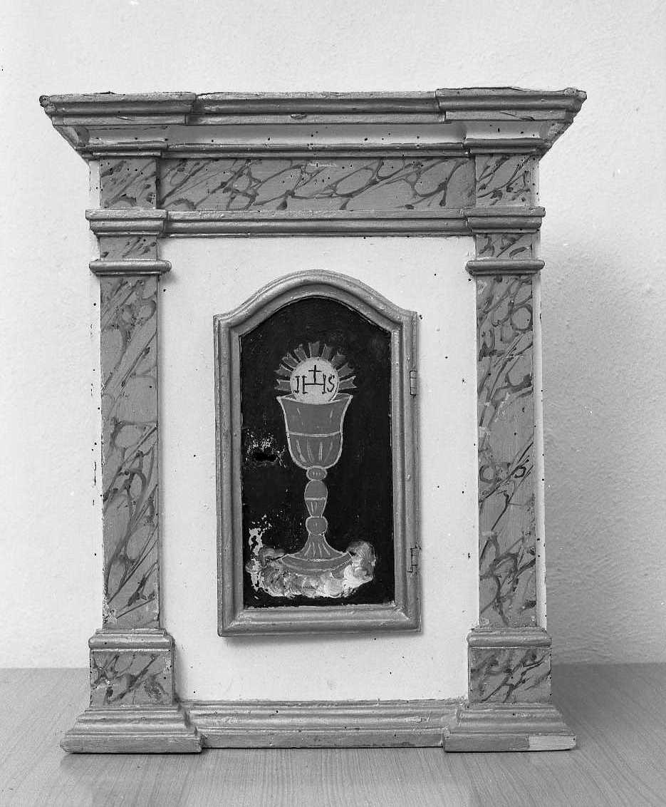 tabernacolo - bottega tosco-romagnola (sec. XIX)