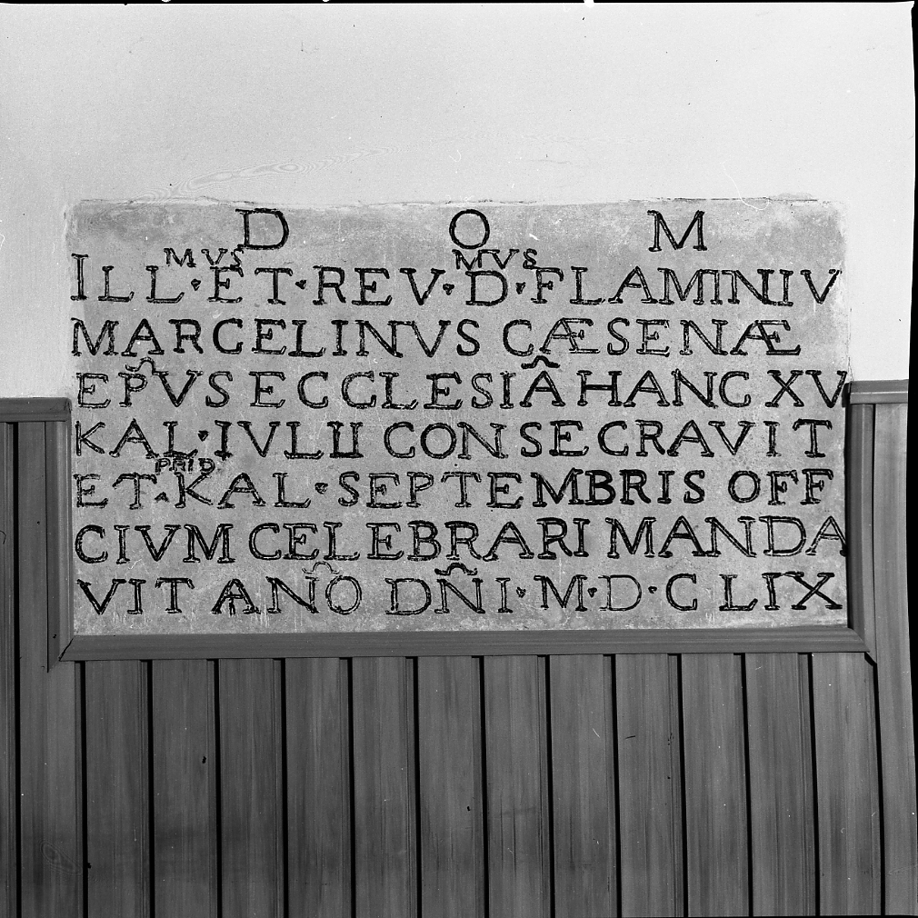 lapide - bottega romagnola (sec. XVII)