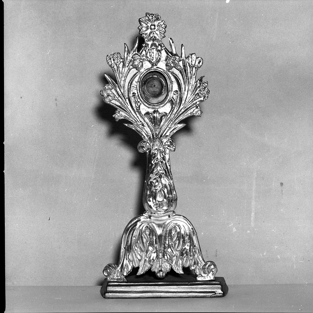 reliquiario - a ostensorio - bottega romagnola (sec. XIX)