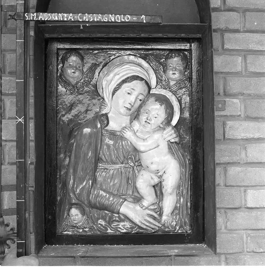 Madonna con Bambino (rilievo) - ambito faentino (sec. XVI)