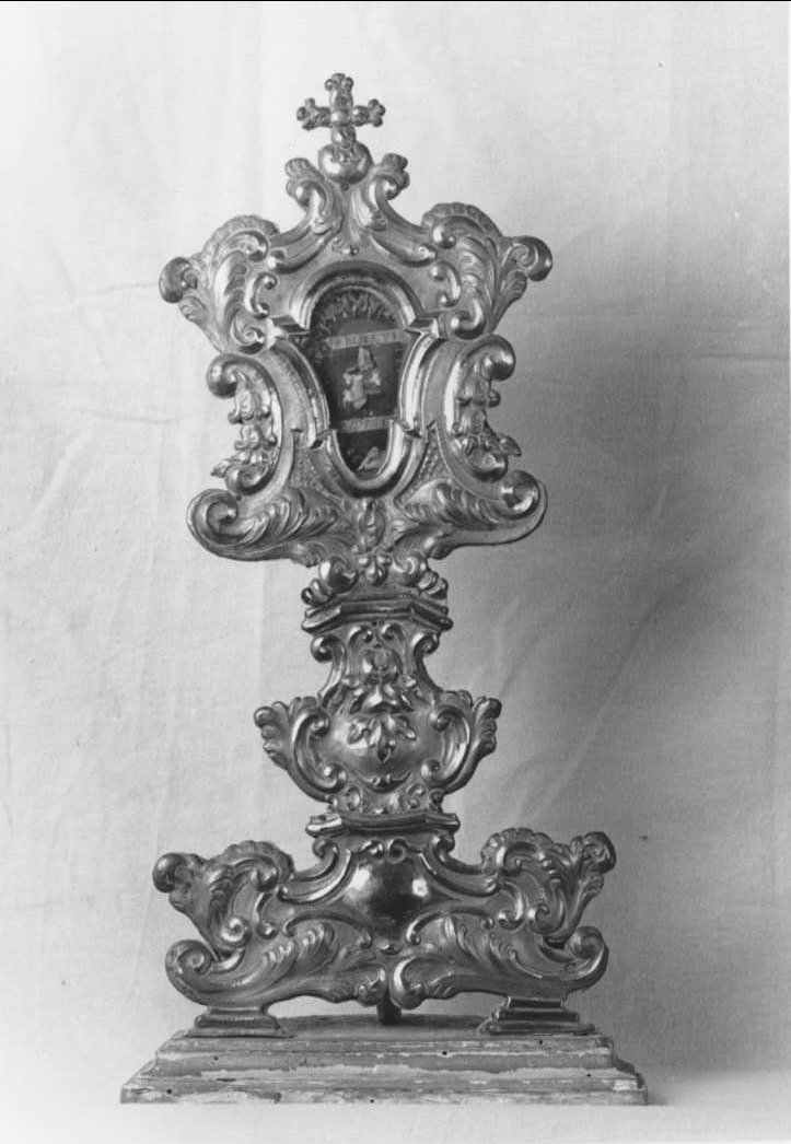 reliquiario - a ostensorio, serie - bottega romagnola (sec. XIX)