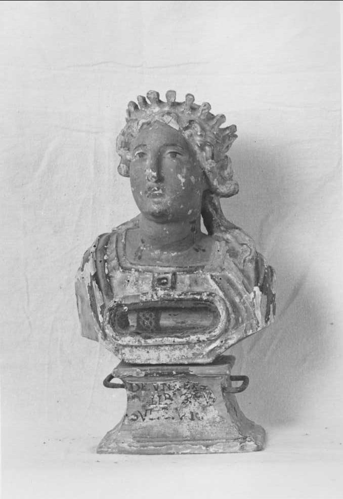 reliquiario - a busto - bottega romagnola (sec. XIX)