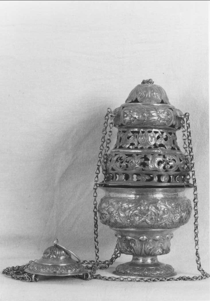 turibolo, elemento d'insieme - bottega romagnola (sec. XVIII)