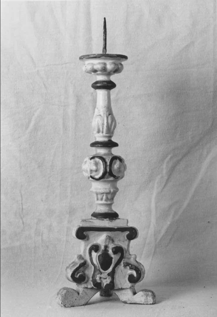 candeliere, serie - bottega romagnola (sec. XIX)