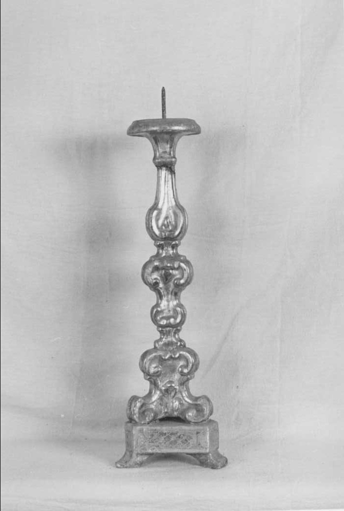 candeliere, serie - bottega romagnola (prima metà sec. XIX)