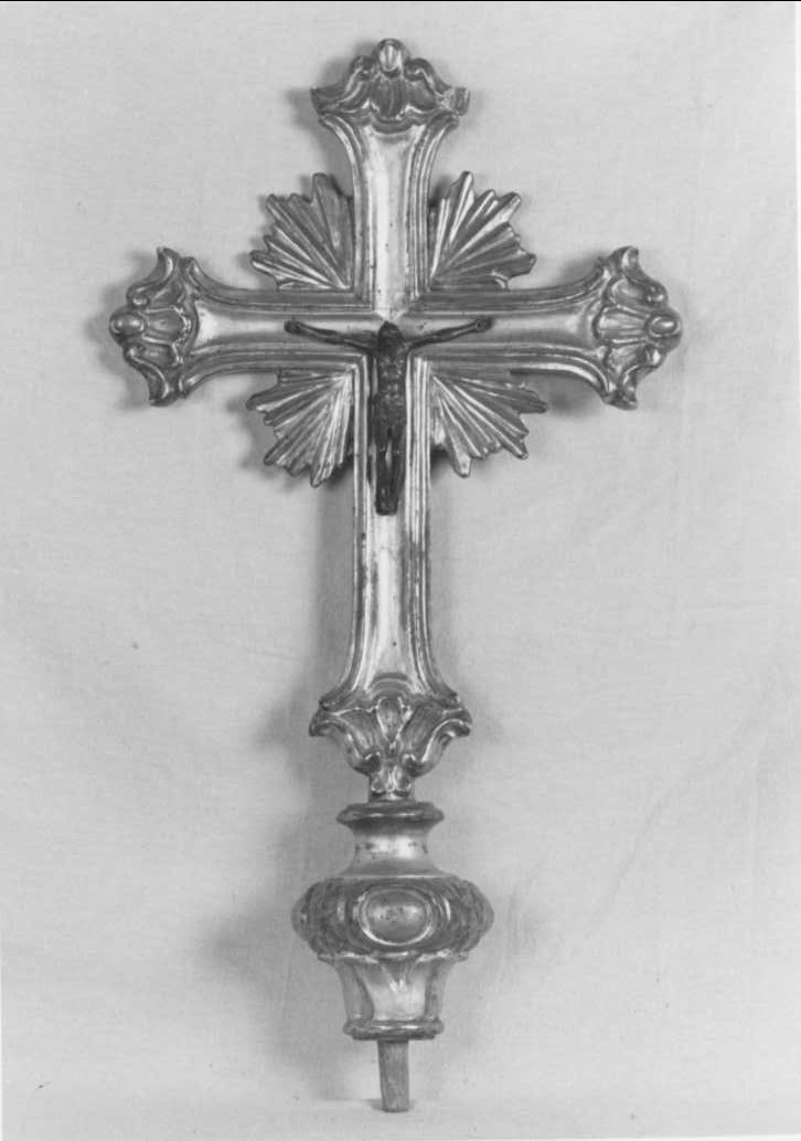 croce processionale - bottega romagnola (seconda metà sec. XVIII)