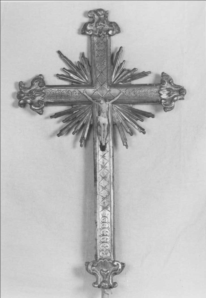 croce processionale - bottega romagnola (sec. XVIII)