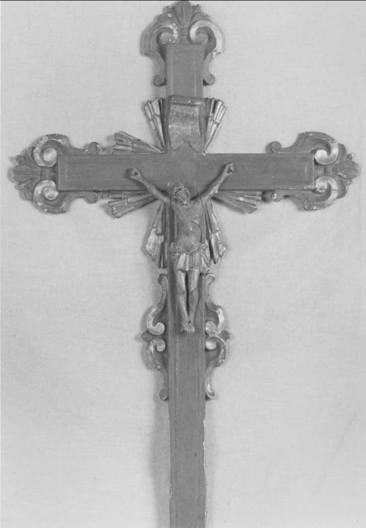 croce processionale - bottega romagnola (sec. XVIII)