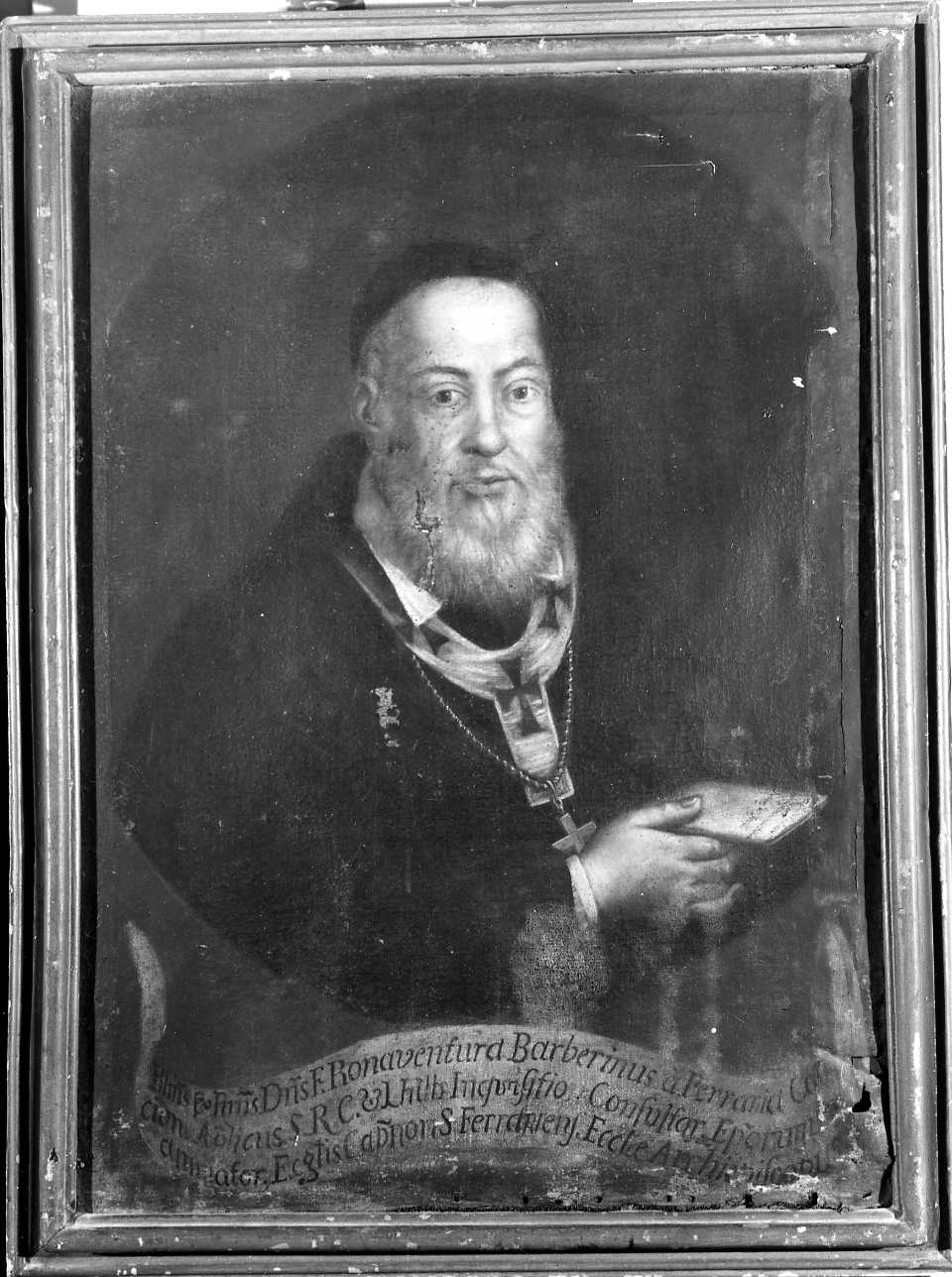 ritratto di Monsignor Bonaventura Barberini (dipinto) di Ghedini Giuseppe Antonio (sec. XVIII)