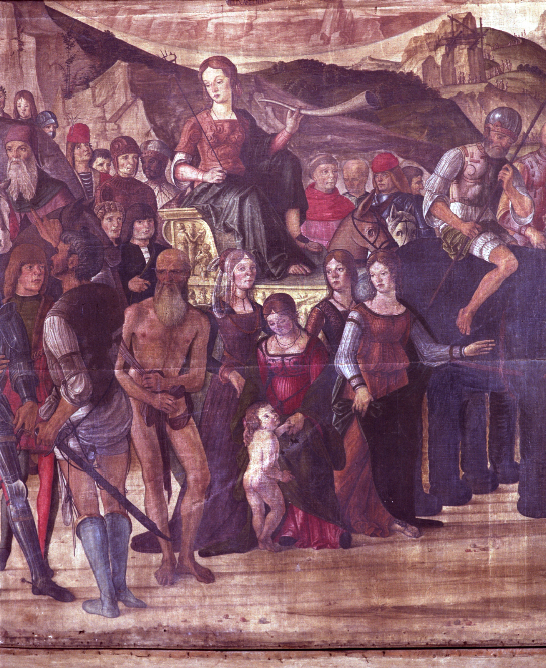 Trionfo della Fama (dipinto) di Costa Lorenzo il Vecchio (sec. XV)