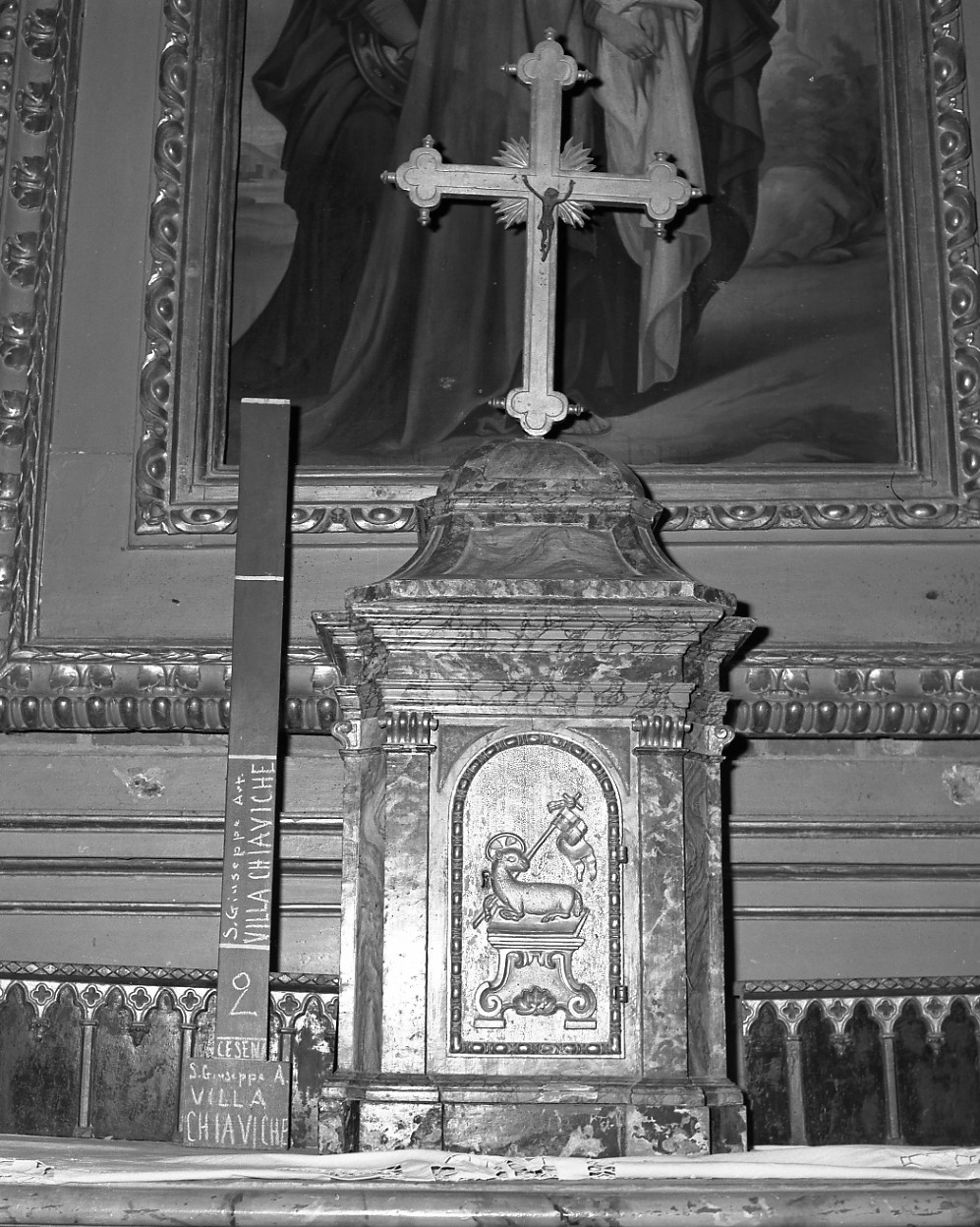 tabernacolo - a tempietto - bottega emiliano-romagnola (fine/inizio secc. XVII/ XVIII)