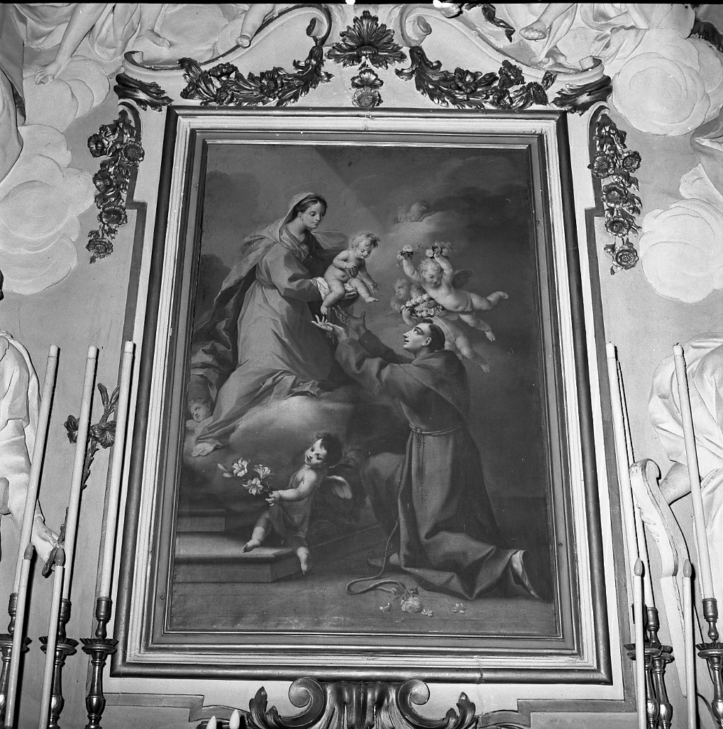 Madonna con Bambino e Sant'Antonio (dipinto) - ambito romano (prima metà sec. XVIII)