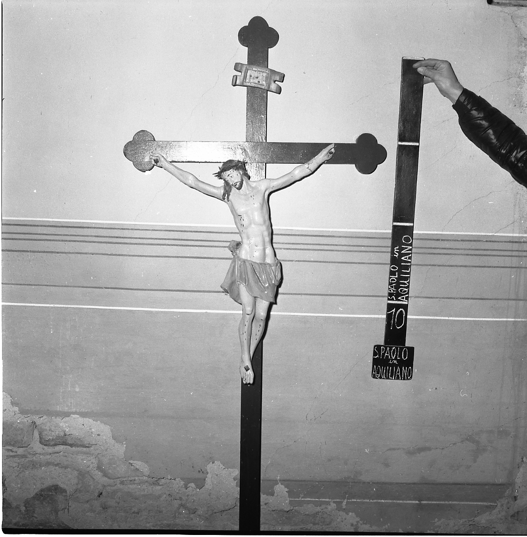 Cristo crocifisso (scultura) - bottega Italia centro-settentrionale (sec. XVIII)