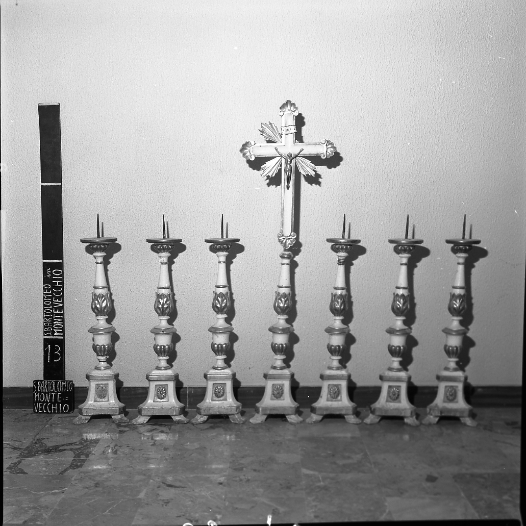 candeliere, serie - bottega romagnola (sec. XIX)