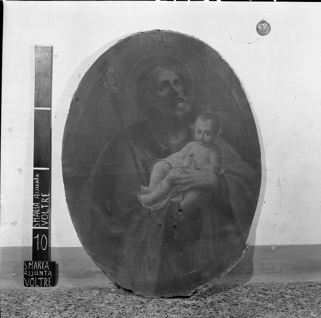 San Giuseppe con Gesù Bambino (dipinto) - ambito romagnolo (metà sec. XVIII)