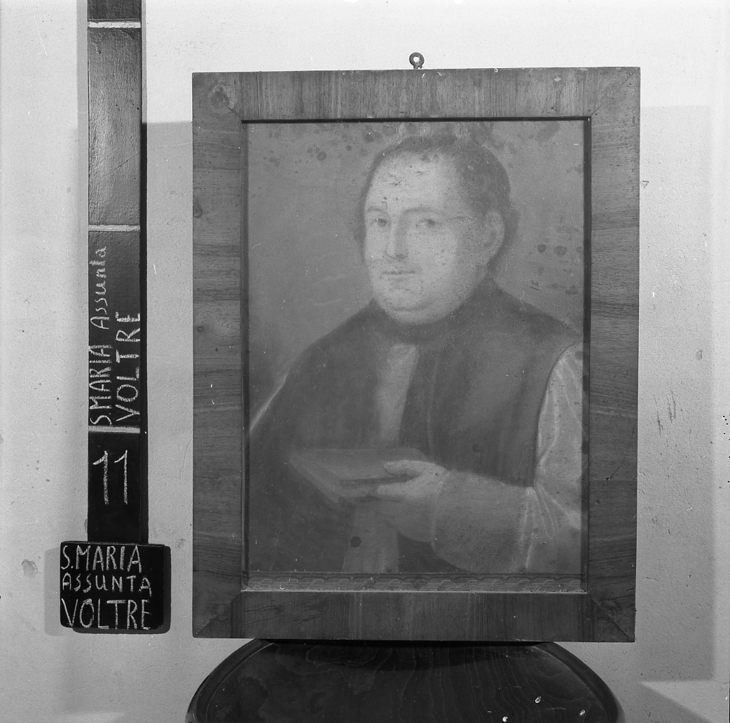 ritratto di ecclesiastico (dipinto) - ambito romagnolo (prima metà sec. XIX)