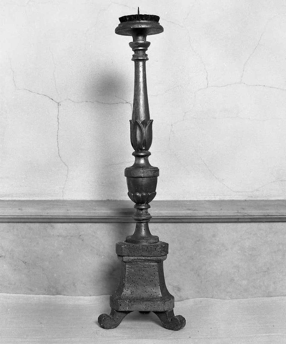 candeliere, serie - bottega tosco-romagnola (prima metà sec. XIX)