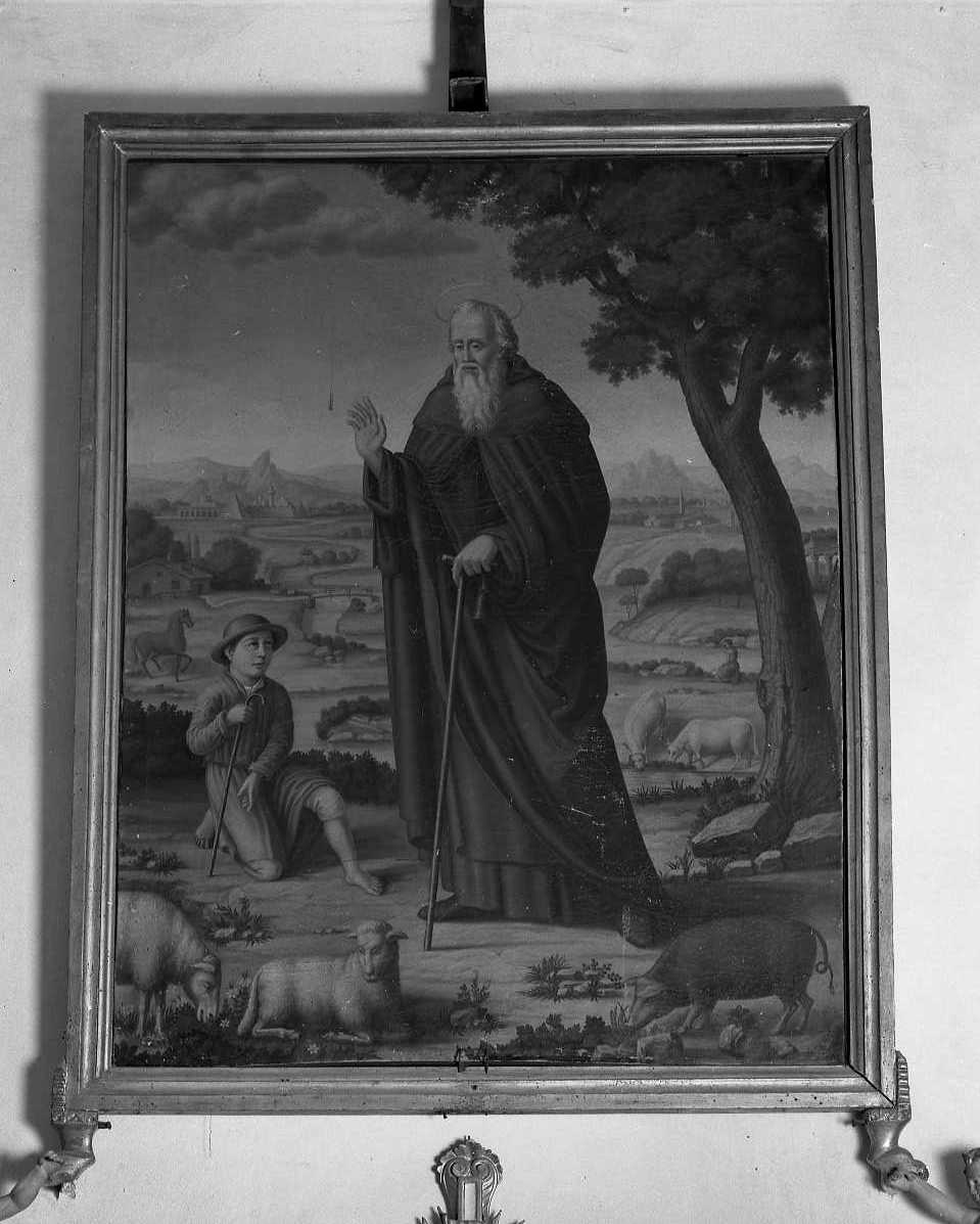 Sant'Antonio Abate (pala d'altare) - ambito tosco-romagnolo (primo quarto sec. XX)