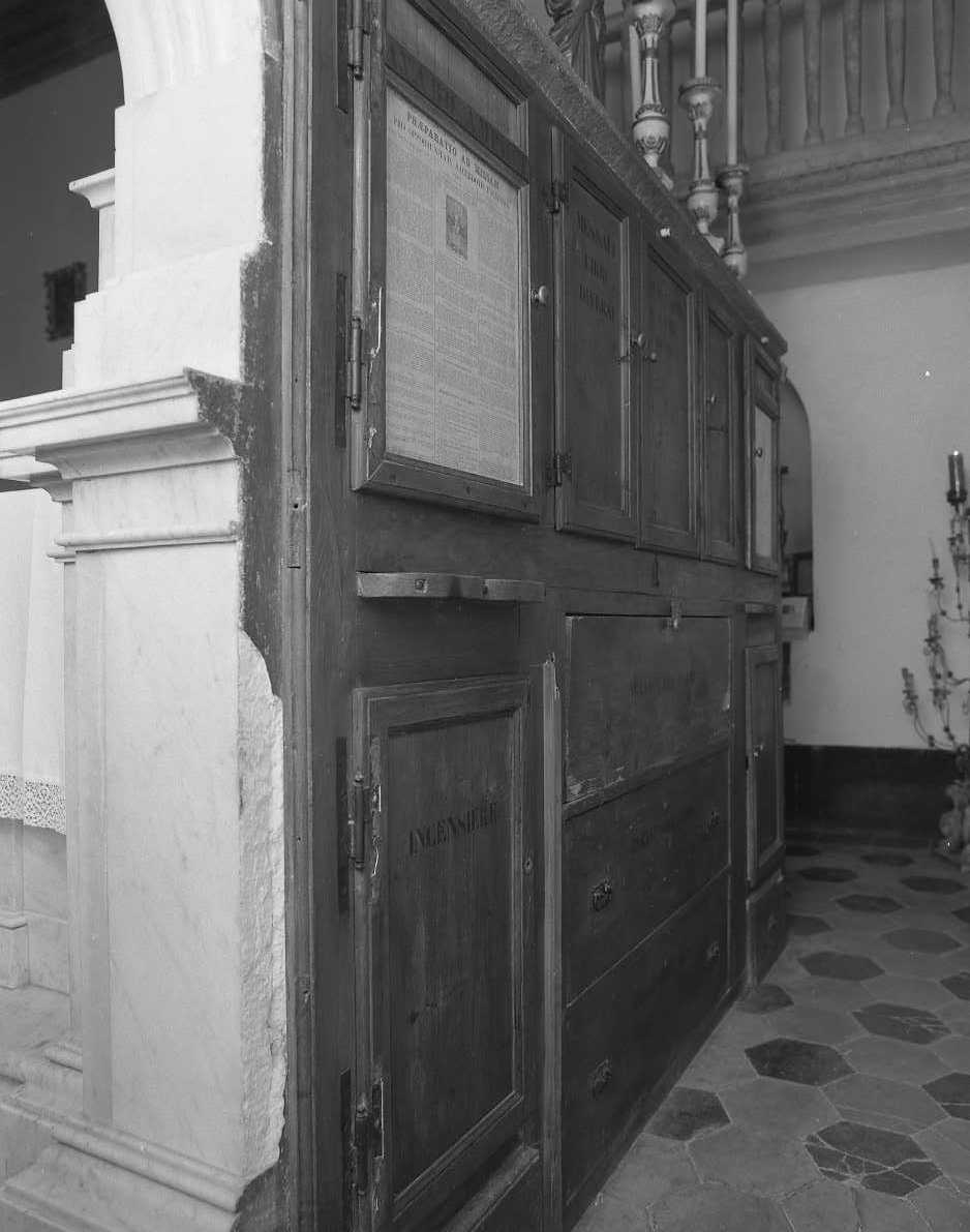 credenza d'altare - bottega tosco-romagnola (sec. XIX)
