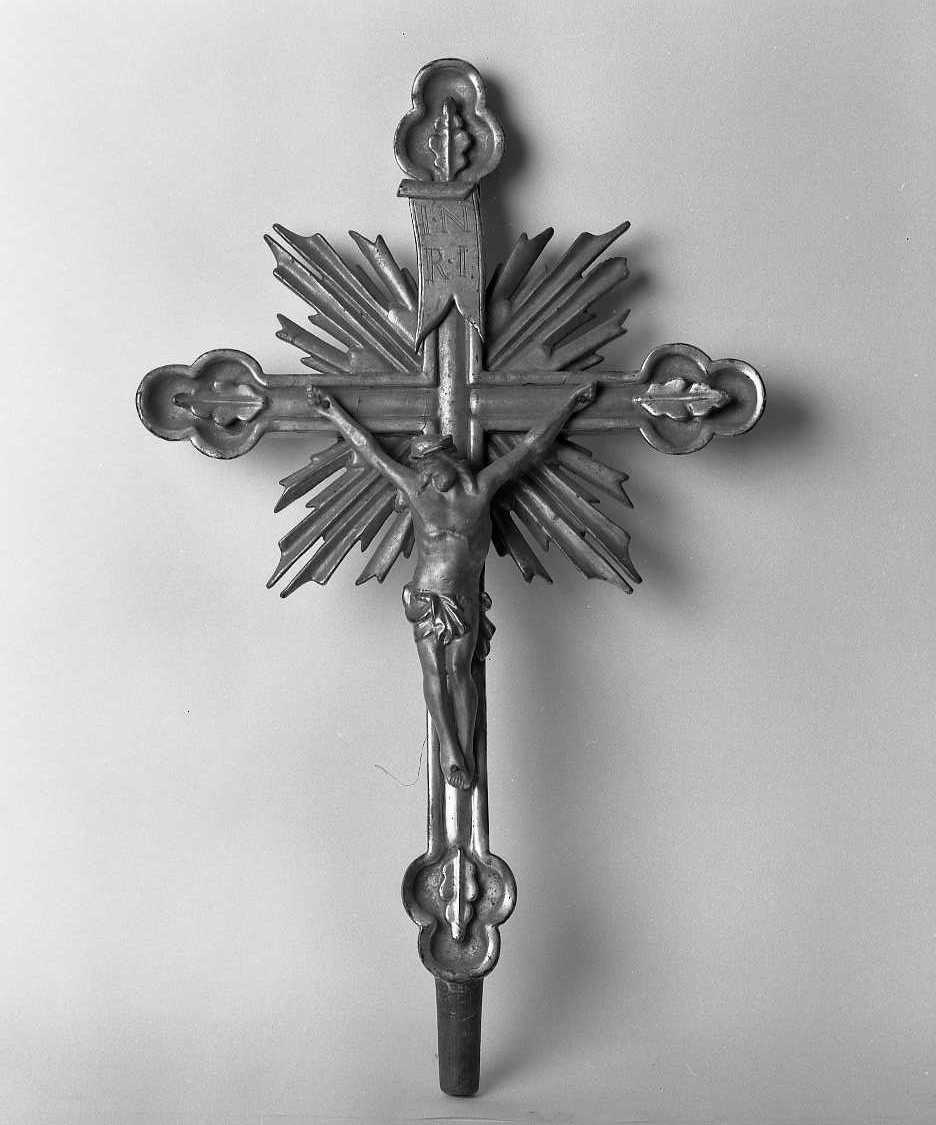 croce processionale - bottega tosco-romagnola (sec. XIX)