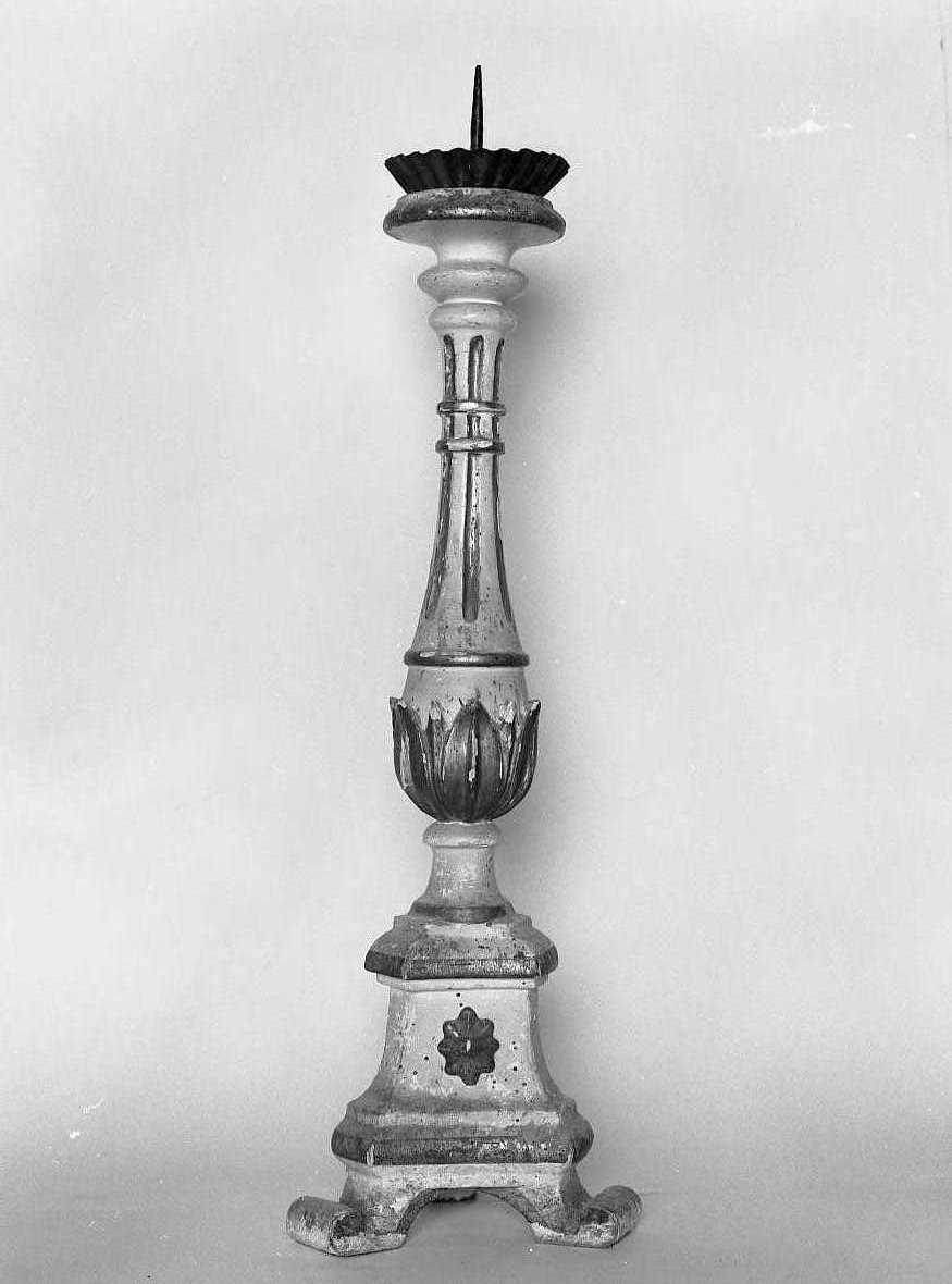 candeliere - bottega romagnola (prima metà sec. XIX)