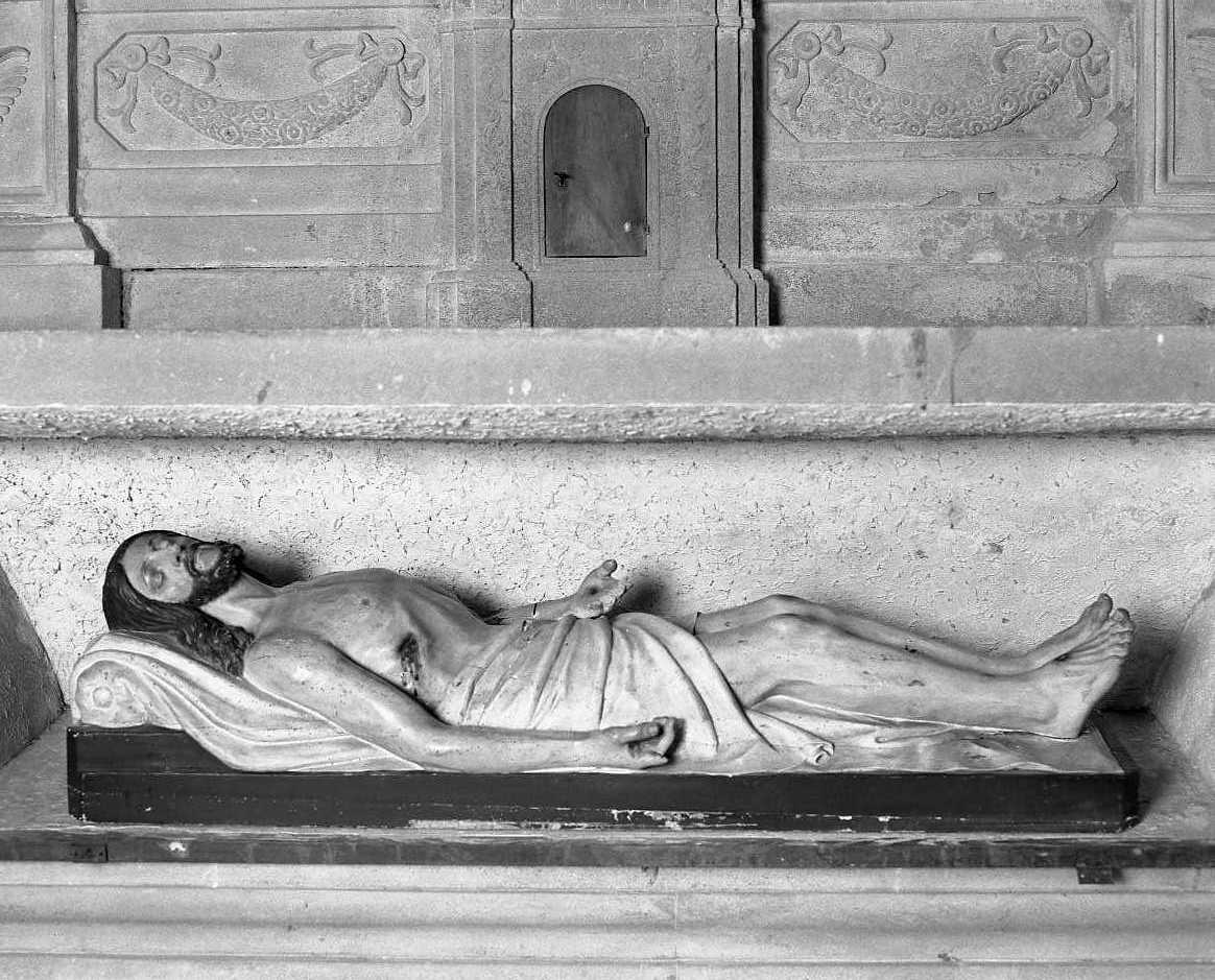 Cristo deposto dalla croce (statua) - bottega tosco-romagnola (seconda metà sec. XIX)