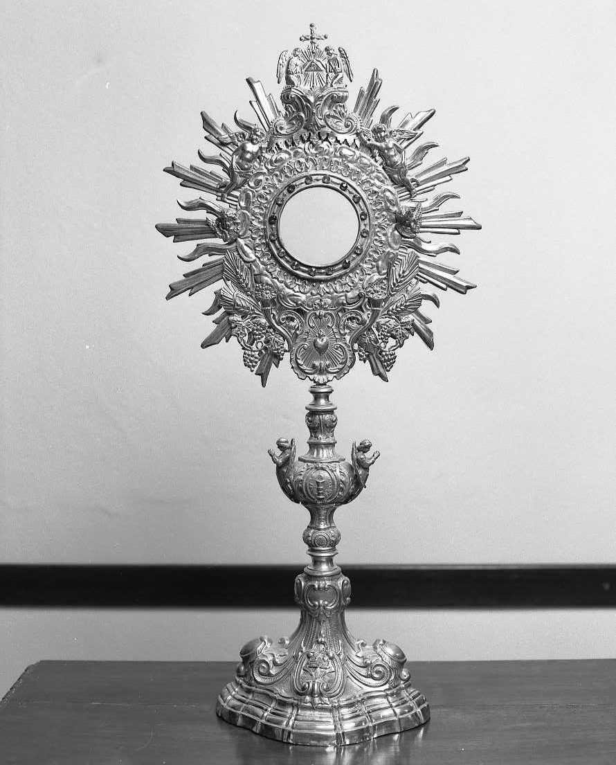 ostensorio - bottega emiliano-romagnola (prima metà sec. XVIII)