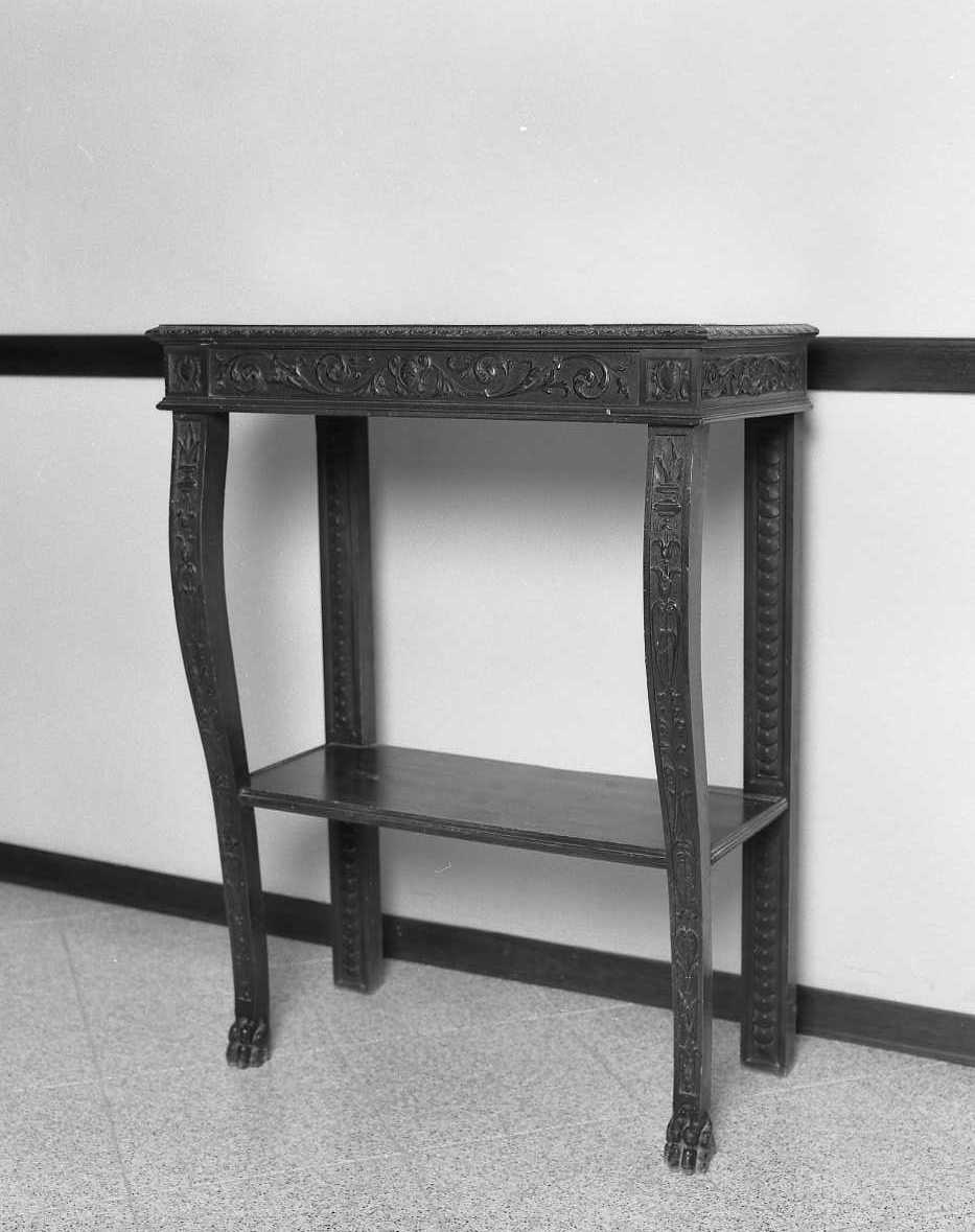 console - bottega toscana (ultimo quarto sec. XIX)