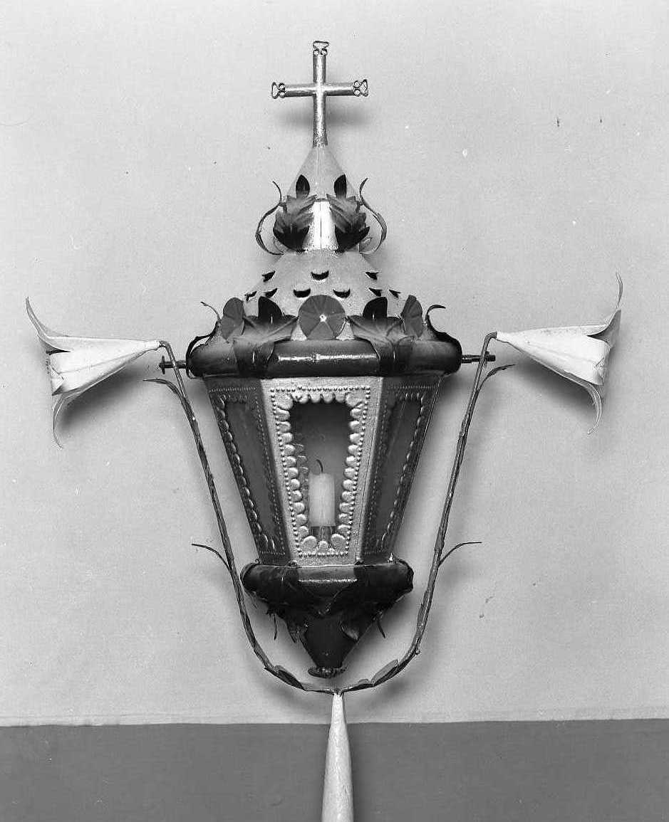 lanterna processionale, serie - bottega tosco-romagnola (sec. XVIII)